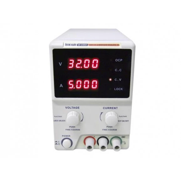 Fonte de Alimentação de 0 a 32V 5A Bivolt HF-3205S - Hikari 