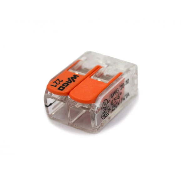 Conector Wago de Emenda 2 Polos 221-612