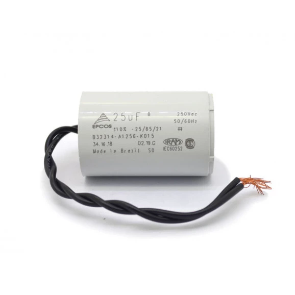 Capacitor de Partida 25uF/250Vac 50/60Hz +-10%