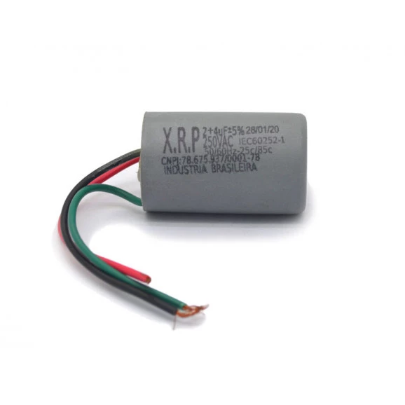 Capacitor de Partida 2+4uF/250Vac 50/60Hz +-5%