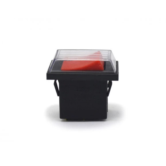 Chave Gangorra / Tecla Bipolar com Trava e com Proteção cor Vermelha 15A/250V 30.223 Liga/Desliga M2FT2EE3G - Margirius