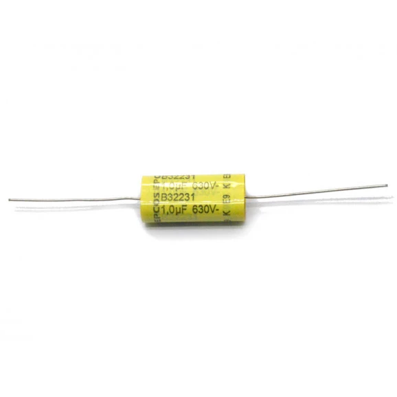 Capacitor de Polipropileno Axial 1MF/630V - Série 32231 - EPCOS