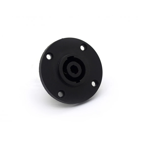Conector SpeakOn Circular Fêmea para Fixação  4 Vias - JL33049