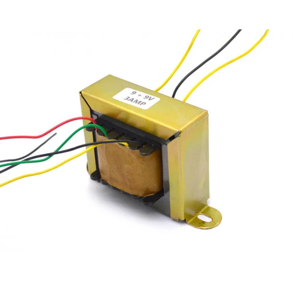 Transformador de Tensão 127/220V para 9V+9V 3A