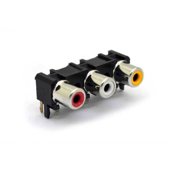 Jack com 3 RCA para PCI - JL15019 - Jiali