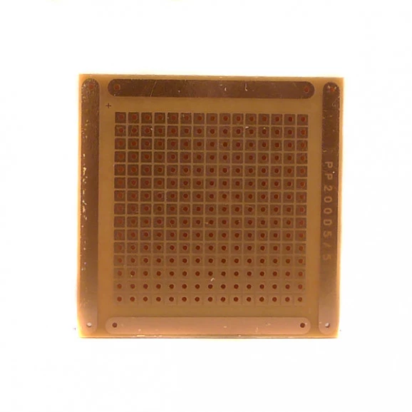 Placa Padrão Furação Ilha 5x5 cm Cód-PP200D5/5