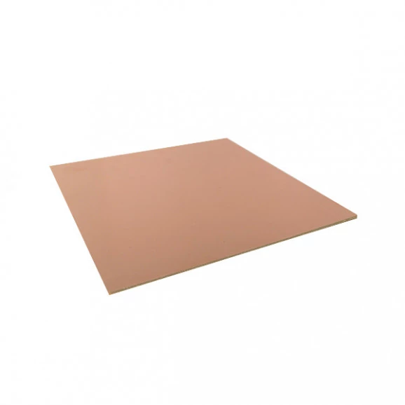 Placa de Fenolite Face Simples com Espessura de 1.5mm - 15x15cm