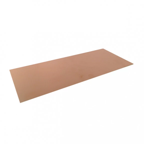 Placa de Fenolite Face Simples com Espessura de 1.5mm - 10x30cm