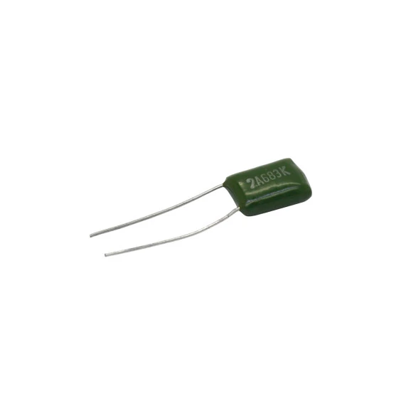 Capacitor Poliéster Verde 68KpF/250V ( 0.068uF / 68nF / 683 )