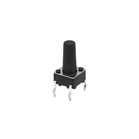 Chave Táctil 6x6x11mm com 4 Terminais 180º