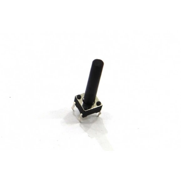 Chave Táctil 6x6x19mm 4 Terminais 180º