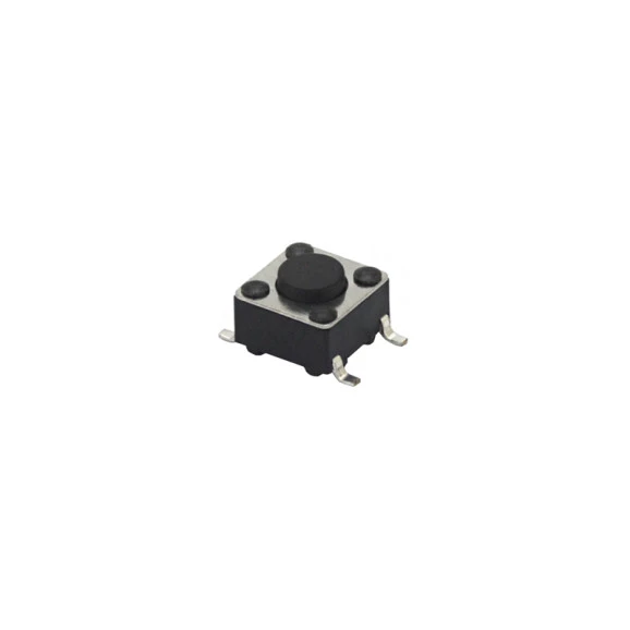 Chave Táctil SMD com 4 Terminais 6x6x4,3mm 180º - KFC-A06