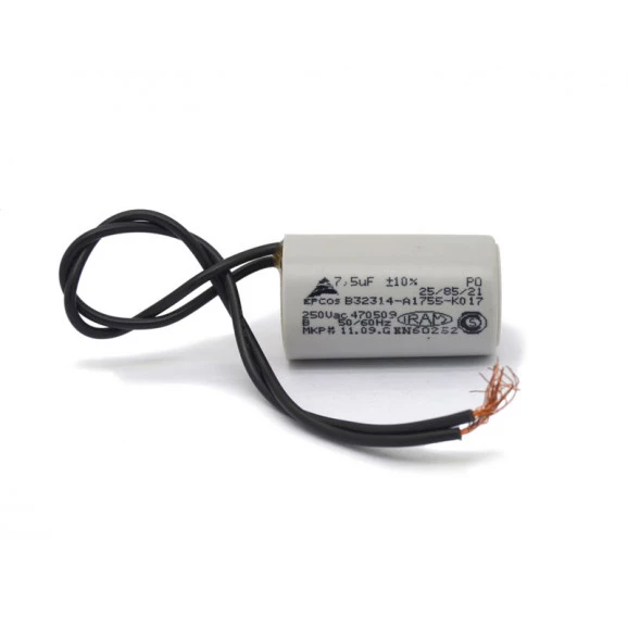 Capacitor de Partida 7,5uF/250Vac 50/60Hz +-5%