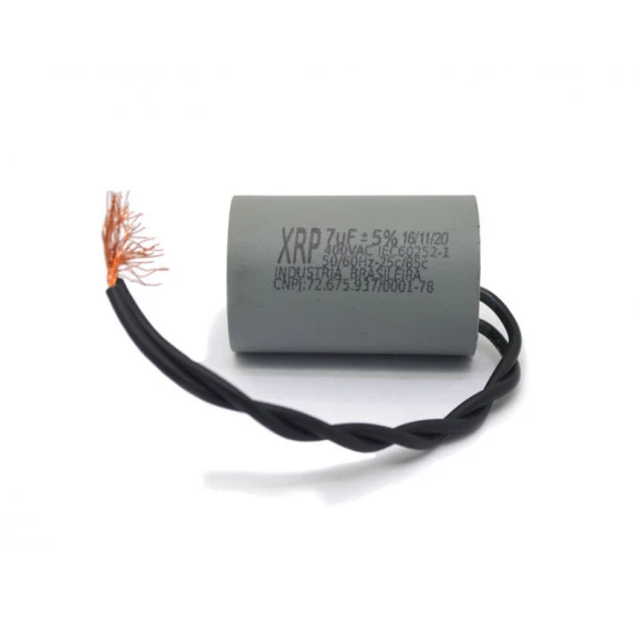 Capacitor de Partida 7uF/400Vac 50/60Hz +-5%