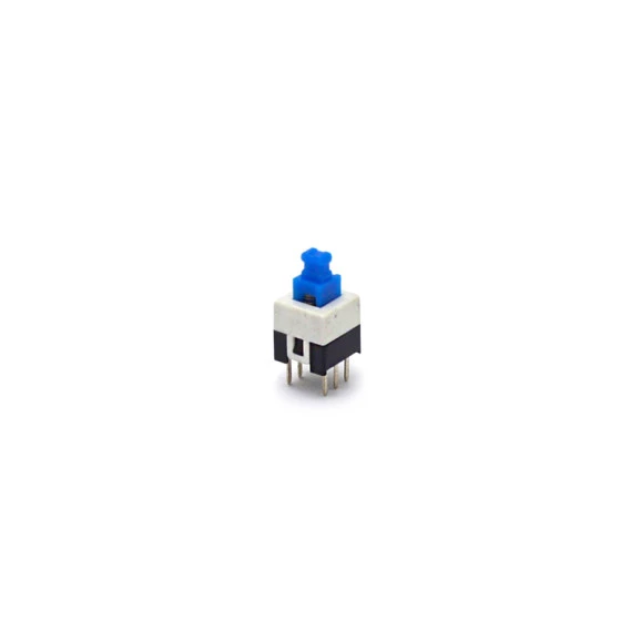 Chave Push-Button 7x7 com Trava