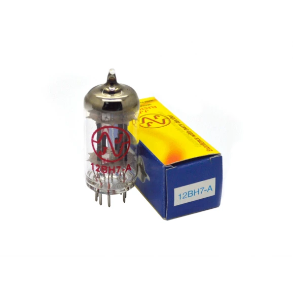 Valvula Duplo Triodo 12BH7-A 9 pin - JJ Tesla