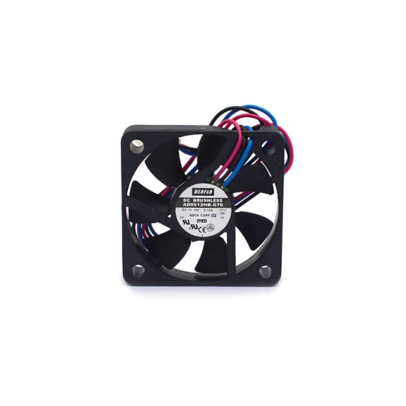 Microventilador AD0512HB-G76 12VDC 50x50x10mm Rolamento - Berflo