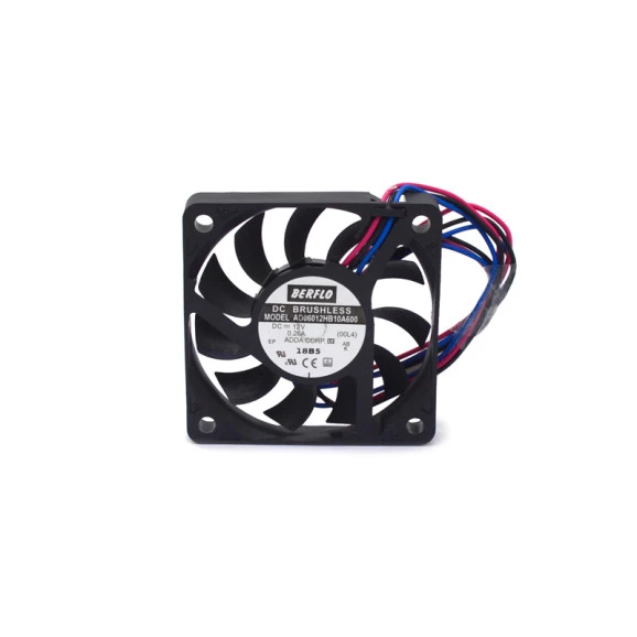 Microventilador AD06012HB10A600 12V 60x60x10mm Rolamento - Berflo