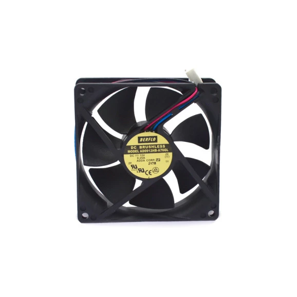 Microventilador AD0912HBA76GL 12VDC 92x92x25mm Rolamento - Berflo