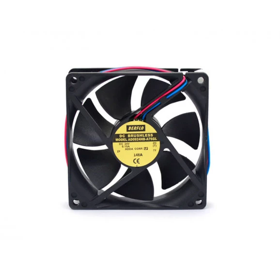 Microventilador AD0924HBA76GL 24V 92x92x25mm Rolamento - Berflo