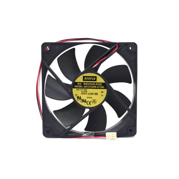 Microventilador 120x120x25mm Rolamento 12V Modelo AD1212HBA73GL