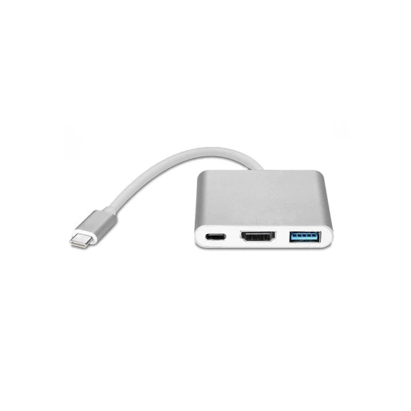 Adaptador USB Tipo-C 3 em 1 - FL-136