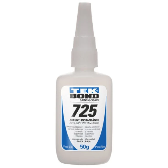 Adesivo Instantâneo 725A 50g - Tekbond
