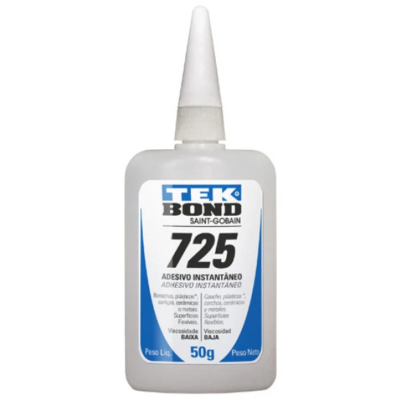 Adesivo Instantâneo 725A B 50g - Tekbond