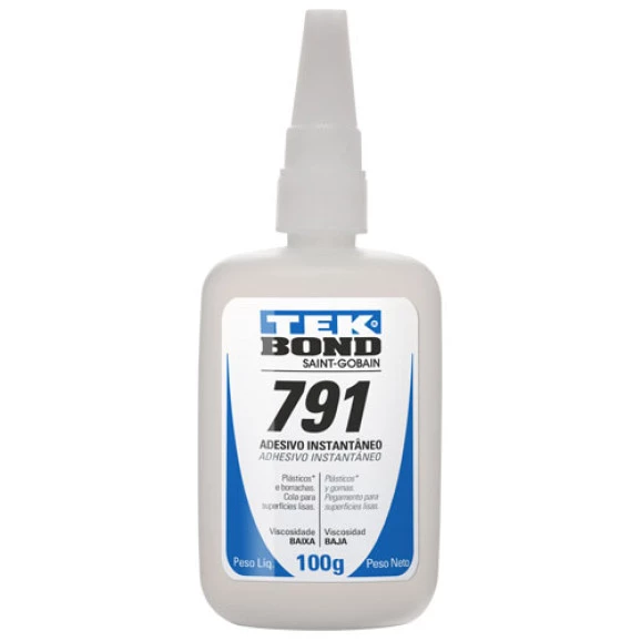 Cola Adesivo Instantâneo 791 A 100g - Tekbond