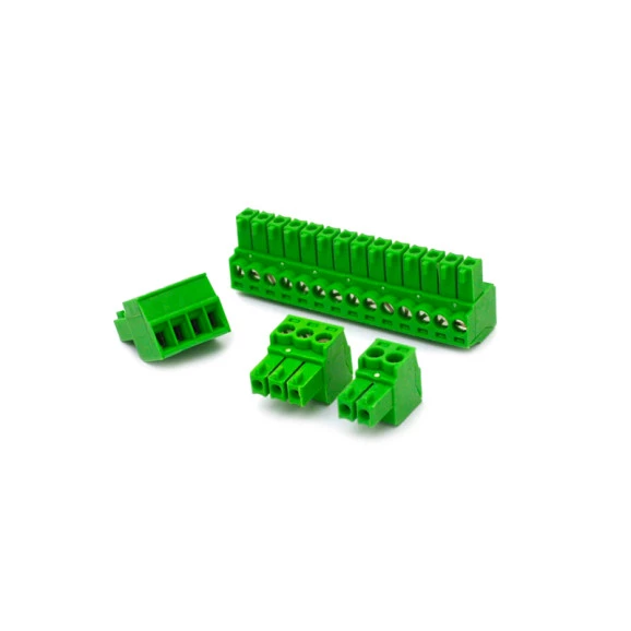 Conector Verde Multipolar AK1550 Fêmea - Passo 3,5mm - 2 a 14 Vias - Phoenix Mecano