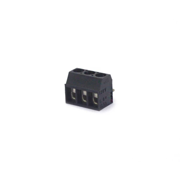 Conector Preto Multipolar AK550-03DS Fêmea 90º (Horizontal) de 3 Vias - Passo 3.5mm - Phoenix Mecano