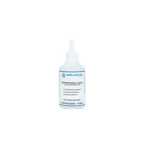 Álcool Isopropílico 110ML 99.8% - Implastec