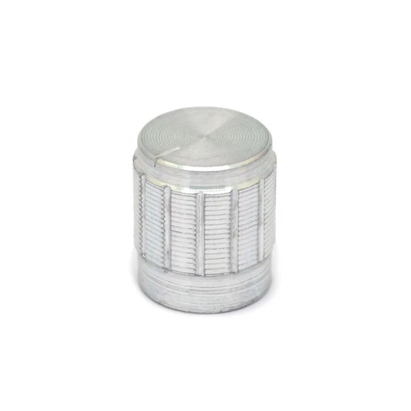 Knob de Alumínio para Potenciômetro de Eixo Estriado - B15x17 - Cromado