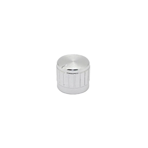 Knob de Alumínio para Potenciômetro de Eixo Estriado - B21x17 - Cromado