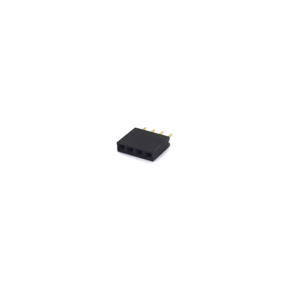 Barra de Pinos Simples 1x4 Passo de 2,54mm - BCI004-1E