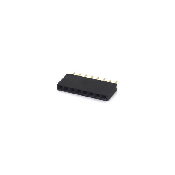 Barra de Pinos Simples 1x8 Passo de 2,54mm - BCI008-1E