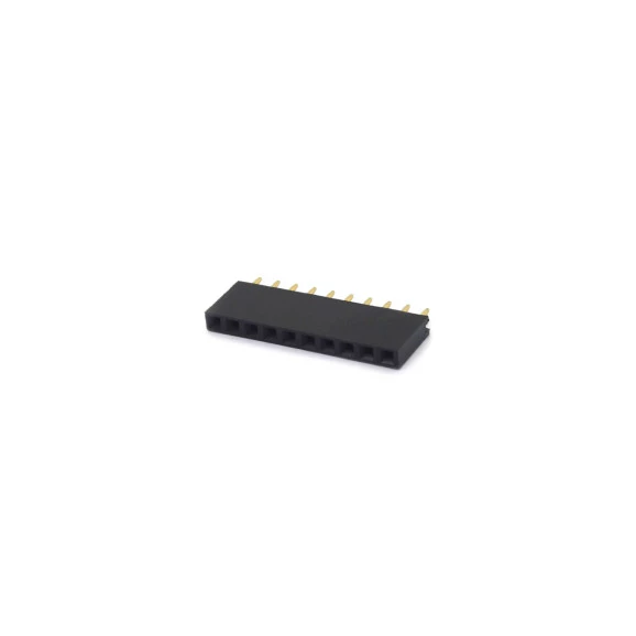 Barra de Pinos Simples 1x10 Passo de 2,54mm - BCI010-1E