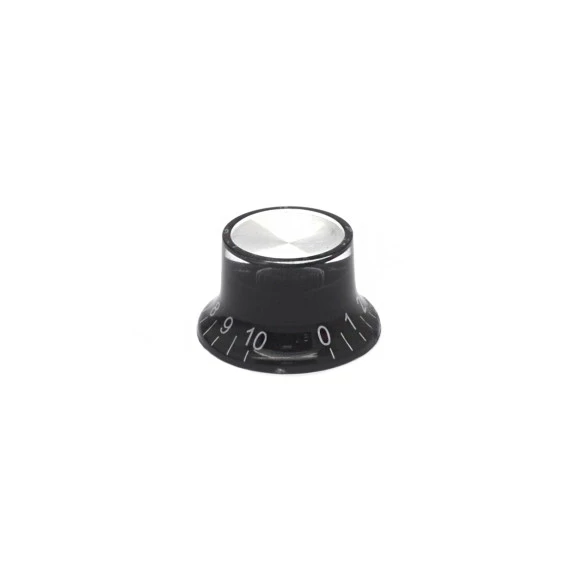 Knob Estriado Numerado (0-10) Preto - C-2009
