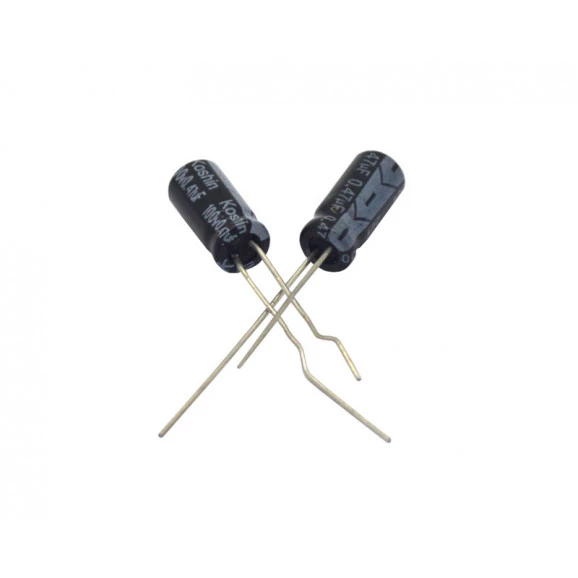 Capacitor Eletrolítico de 0.47uF - 50V a 100V