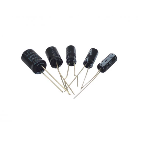 Capacitor Eletrolítico de 1uF - 50V a 450V