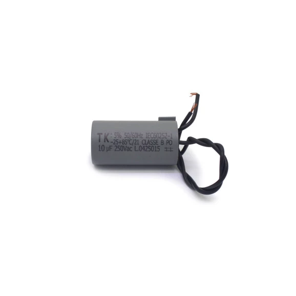 Capacitor de Partida Snap-in 10uF/250Vac 50/60Hz +-5%