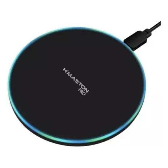 Carregador por Indução Sem Fio Max 20w Para Celular Rápido Ys10 Cor Preto