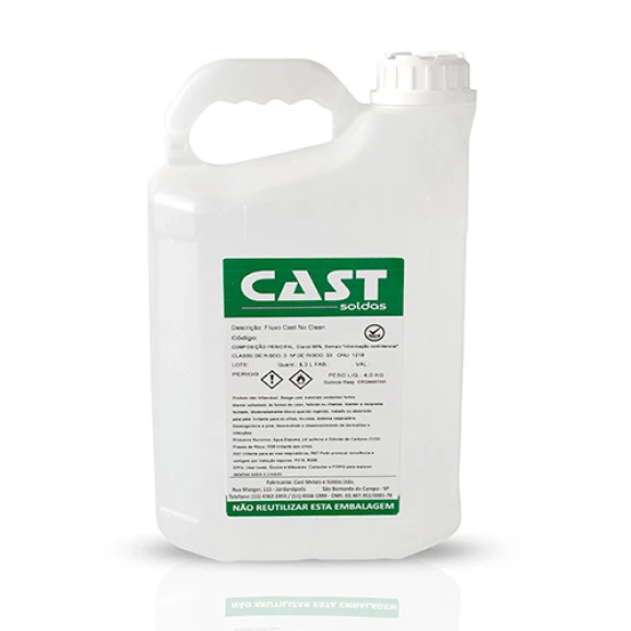 Fluxo de solda 4105 No Clean 5 litros - Cast