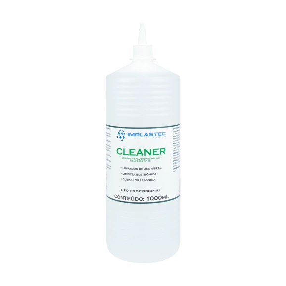 Cleaner - produto para limpeza em Eletrônica 1 Litro - Isento de Isopropanol - Implastec