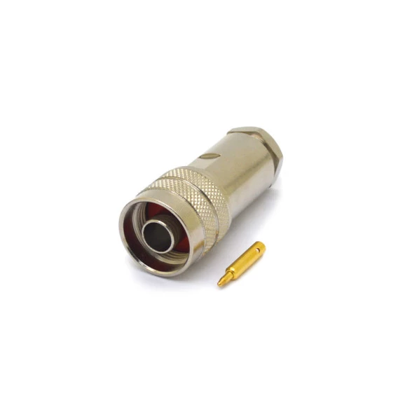 Conector N 50 Ohms Macho Reto Prensa Cabo RG 213 - CM-1 - Gav 40 - KLC