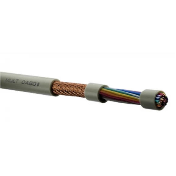 Cabo Manga 26AWG BT com Blindagem - Mult Cabo - de 4 a 26 Vias - Preço por Metro