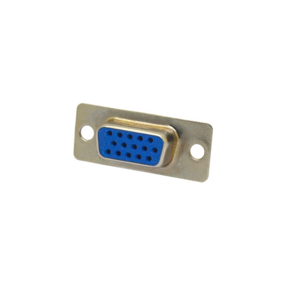 Conector DB15 Fêmea Solda Fio VGA 180º - DS1035-15F