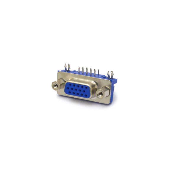 Conector DB15 VGA Fêmea PCI 90°