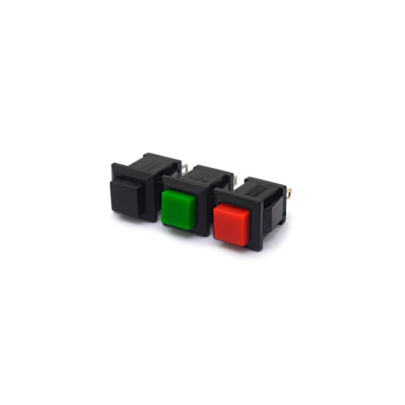 Chave Push-Button sem Trava 2A/250Vac e 4A/125Vac - Diversas Cores - DS-431