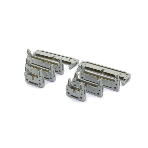 Conector Header com Ejetor para Cabo Flat IDC - 10 a 64 Vias - DS1012-XLNN2A8 - Connfly